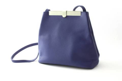 Blaue Handtasche Mona - Bild: Farbe-Apfel-403_1
